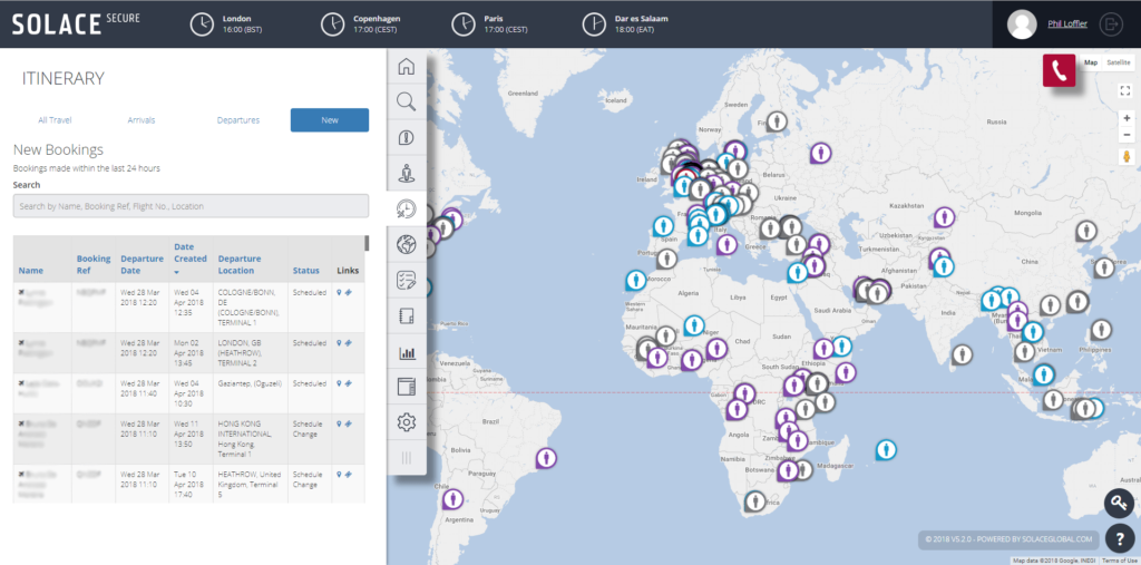 solace secure itinerary