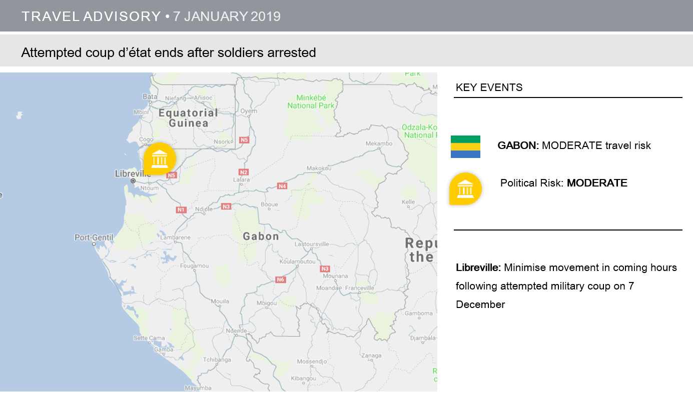 Attempted coup d’état in Gabon ends after soldiers arrested