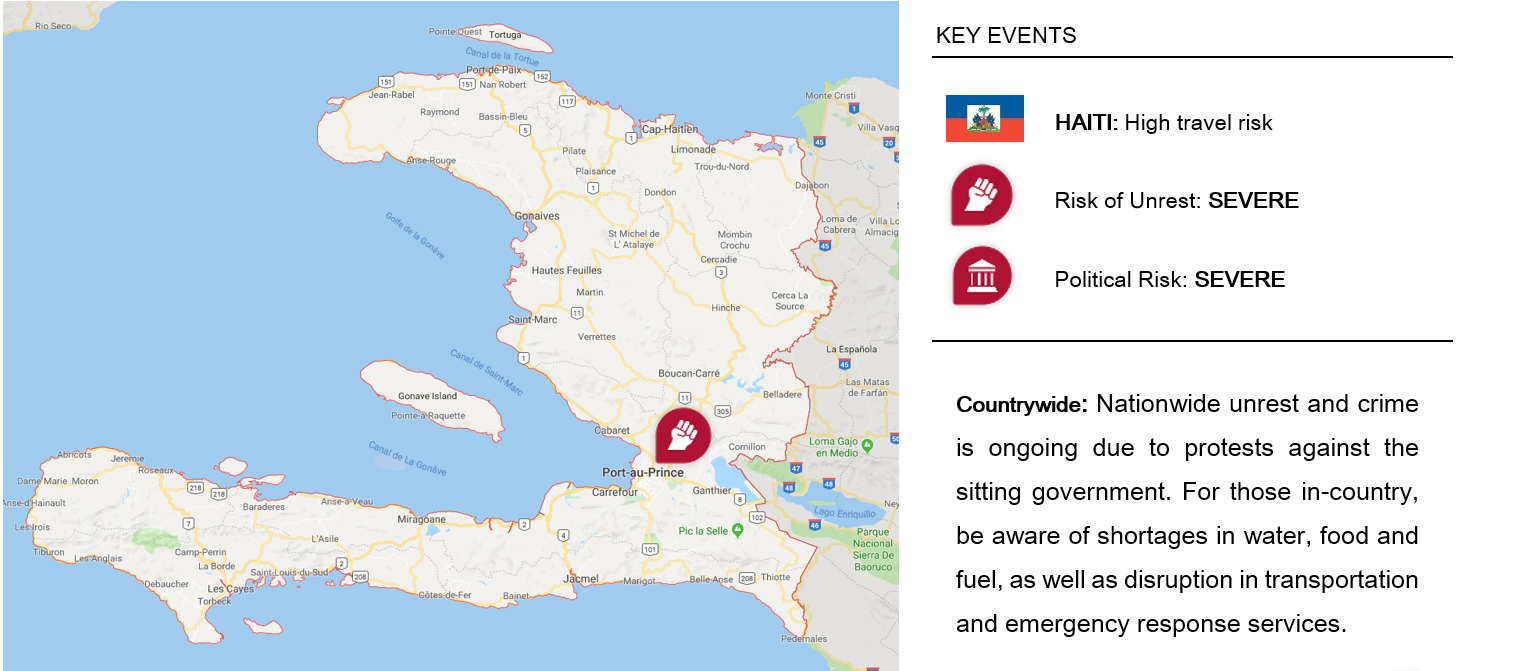 Travel to Haiti discouraged due to risk of unrest Solace Global