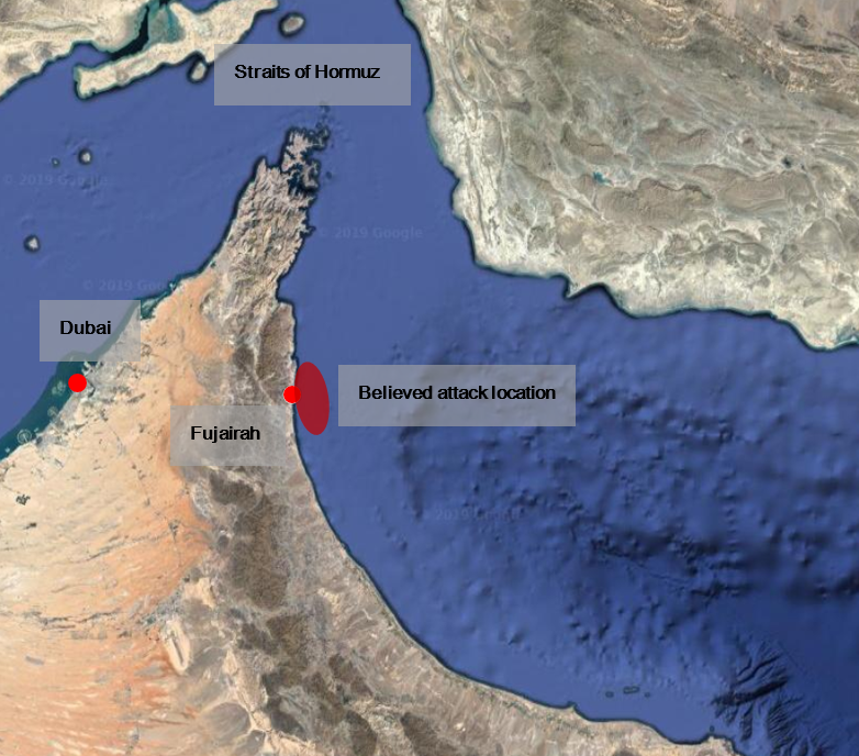 Capture - Map east UAE