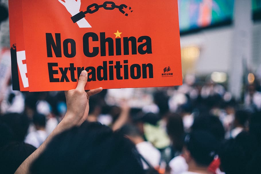 China Extradition protest 