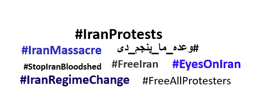 iran protest hashatgs