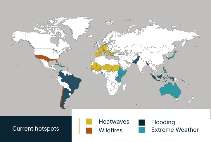 current climate change hotspots