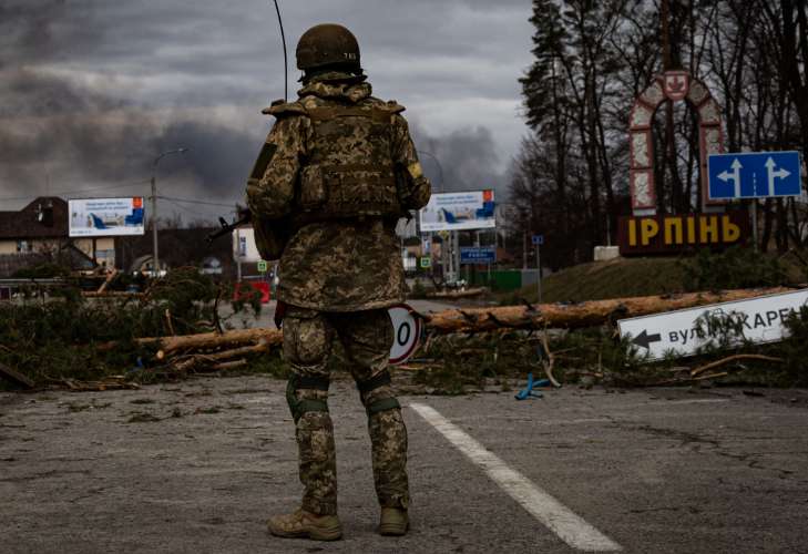 Security personnel in Ukraine war