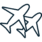 Airlines and Crew Transportation Icon